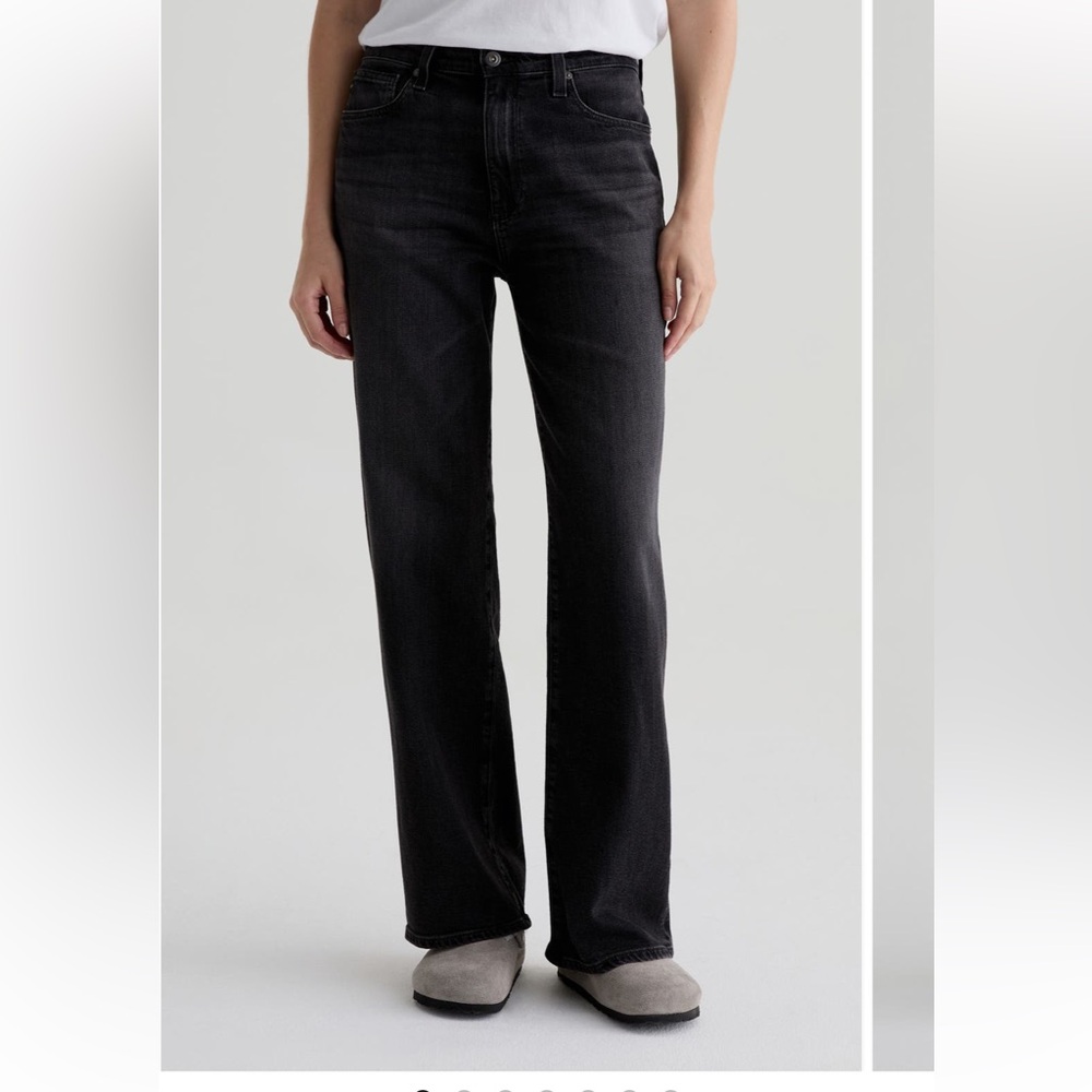 AG Kona ,high-rise wide leg, Nebula/ charcoal black, size 27.